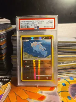 Pokemon 2009 Platinum Shiny Relicanth Supreme Victors PSA 10 - Image 3