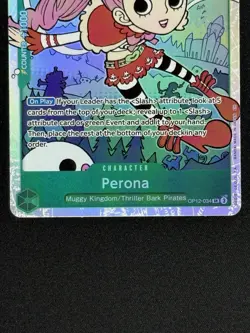 Perona OP12-034 - Legacy of the Master One Piece SR Foil NM - One Piece CCG - Image 3