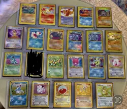 Pokemon TCG Vintage Holo 21 Card Lot - Image 1