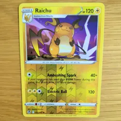 RAICHU 050/195 POKEMON CARD (SILVER TEMPEST SET) REVERSE HOLO - Image 1