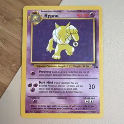 Hypno - 23/62 - Holo Rare Fossil Set 1999 - Pokemon Card Vintage WOTC LP - Image 1