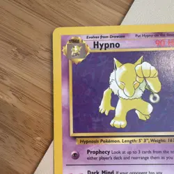 Hypno - 23/62 - Holo Rare Fossil Set 1999 - Pokemon Card Vintage WOTC LP - Image 5