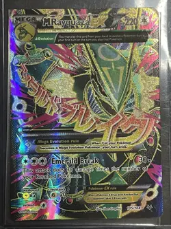 Pokemon XY Roaring Skies Holo Full Art Ultra Rare Card M Rayquaza EX 105/108 - Image 2