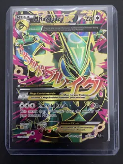 Pokemon XY Roaring Skies Holo Full Art Ultra Rare Card M Rayquaza EX 105/108 - Image 3