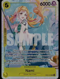 Nami SR EB03-053 ENGLISH ONE PIECE Card Heroines Edition - Image 1