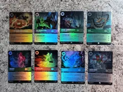 Disney Lorcana Whispers In The Well Epic TCG Cards 8 Cards Total - Image 1