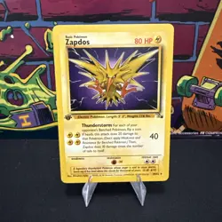 Pokemon Card Zapdos 30/62 Fossil 1st Edition Non Holo - LP - Image 1