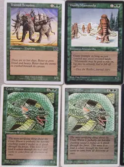 14 CARD LOT ,SURVIVAL OF THE FITTEST,LLANOWAR ELVES,SCALED WURMS,CRAW WURMS,++ - Image 4