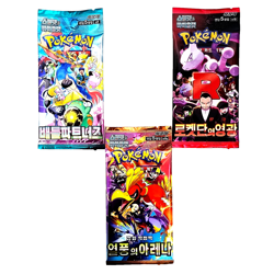 1+1+1 PACKS Destined Rivals Journey Together Pokemon Cards Booster Sealed KOREAN - Image 1