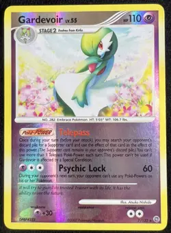 2007 Secret Wonders Gardevoir 7/132 Reverse Holo Rare + HOLO Pokemon Card - Image 3