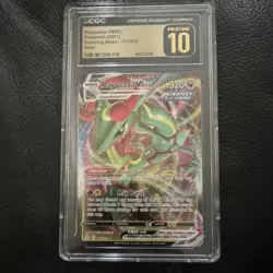 Rayquaza VMAX Evolving Skies CGC Pristine 10 Holo 111/203 Pokemon Card - Image 1