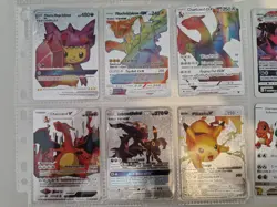 Silver Pokemon Card Bundle (15) – Charizard V & GX, Tag Team – PRXY Fan Display - Image 4