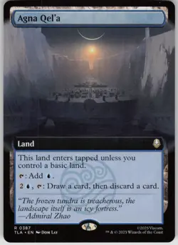 MTG Agna Qel'a (Extended Art) Normal NM Avatar: The Last Airbender Magic 387 - Image 1