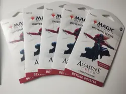 Magic The Gathering Assassin's Creed Beyond Booster Pack MTG GUARANTEED 1-FOIL - Image 3