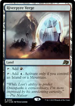 Riverpyre Verge FOIL Aetherdrift Magic MTG NM - Image 1