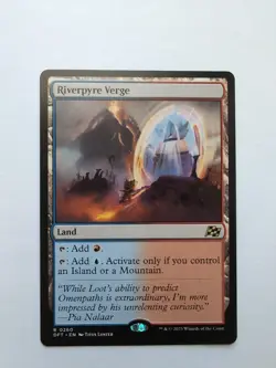 MTG Riverpyre Verge (DFT) Aetherdrift Regular Rare 260 - Image 1