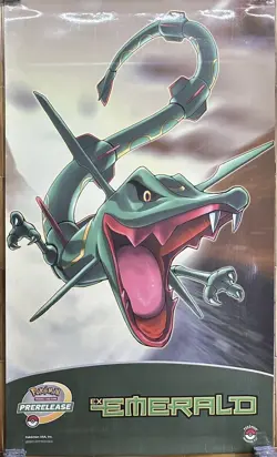 POKEMON~3X BANNER ~EX EMERALD~EX UNSEEN FORCES~WELCOME~ORGANIZED PLAY~2005 - Image 5