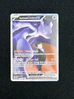 Pokemon TCG Team Rockets Mewtwo 281/217 NM Ascended Heroes SIR - Image 1