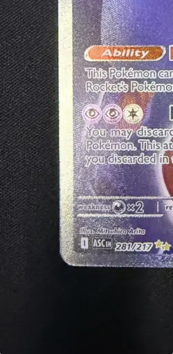 Pokemon TCG Team Rockets Mewtwo 281/217 NM Ascended Heroes SIR - Image 5
