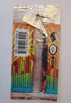 Two Empty Vintage Booster Pack Wrappers Pokemon Gym Heroes LT Surge and Erika - Image 4