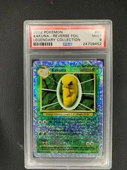 2002 Pokemon Legendary Collection Kakuna Reverse Holo #50/110 - PSA 9 - Image 1