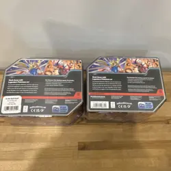 Pokemon Slashing Legends Tin Box Set (2) Zacian Koraidon Promo - Image 2