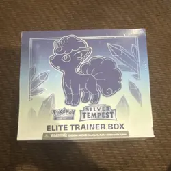 Pokemon Silver Tempest Elite Trainer Box Alolan Vulpix English TCG - Image 1