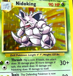 Pokemon Nidoking Base Set 11 Holo 1999-2000 Rare - Image 3