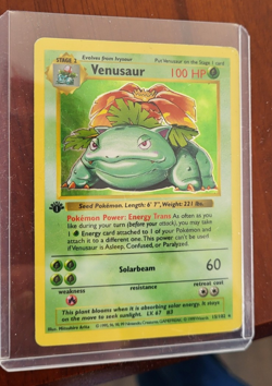 Pokemon TCG - 1st Edition Venusaur - Shadowless Holo - Base TCG 15/102 - Image 3
