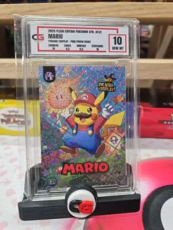 Pokemon Cosplay Halloween Mario Pikachu - Image 1