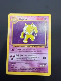 Pokemon TCG Hypno Fossil 23/62 Regular Near Mint! - Image 1
