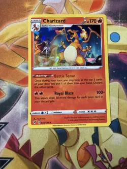 Charizard 025/185 Cracked Ice Holo Pokemon 2020 Vivid Voltage Deck Exclusive NM - Image 1