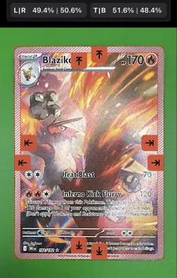 Blaziken 192/182 Destined Rivals Illustration Rare Full Art Pokemon TCG MINT - Image 1