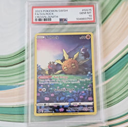 PSA 10 GG15 Solrock - POKEMON 2023 SwSh Crown Zenith Galarian Gallery Free Ship - Image 1