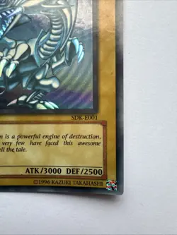 Yu-Gi-Oh! Blue-Eyes White Dragon SDK-E001 – Unlimited – Ungraded LP - Image 5