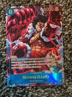 Monkey D. Luffy (Alt Art) OP11-118 SEC A Fist of Divine Speed ONE PIECE English - Image 1