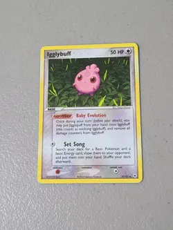Pokemon TCG Card Hidden Legends Igglybuff 37/101 Reverse Holo - MP - Image 1