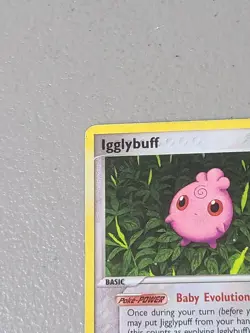 Pokemon TCG Card Hidden Legends Igglybuff 37/101 Reverse Holo - MP - Image 2