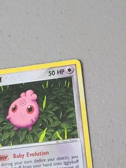 Pokemon TCG Card Hidden Legends Igglybuff 37/101 Reverse Holo - MP - Image 3