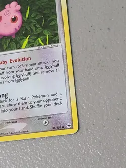 Pokemon TCG Card Hidden Legends Igglybuff 37/101 Reverse Holo - MP - Image 5