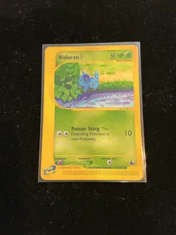 Pokemon Card Skyridge Nidoran 82/144 E Series Pokemon TCG - Image 1