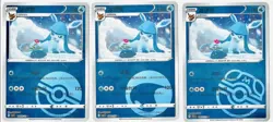 Pokemon Glaceon Complete Set from Chinese Gem Pack 2 x7 w/Stamp & V Card - Image 3