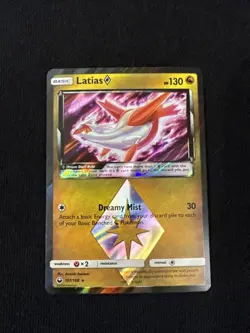 Pokemon Latias Holo Foil Rare Card 107/168 Celestial Storm Prism Star 2018 - Image 1