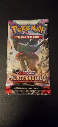 Pokemon Paldea Evolved SV2 English Factory Sealed Booster Pack 10 Cards - Image 1