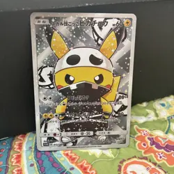 "Custom-made"Non Texture*Japanese Pikachu Poncho Set 7Pcs" Display Fan Art cards - Image 5