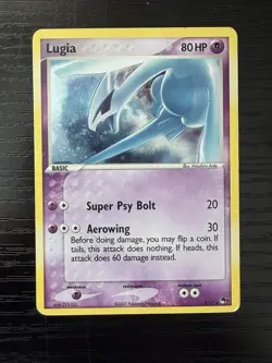 Pokemon Lugia TCG Promo Card 2/17 Rare Holo - Image 1