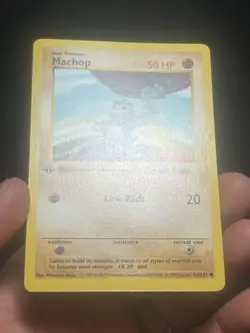 Pokemon TCG Machop 052/102 Base Set (Shadowless) 1st Edition NM/LP - Image 2