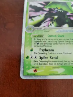 Cacturne ex 91/106 - Pokemon: EX Emerald - HP/DMG Holo (Crease) - Image 2