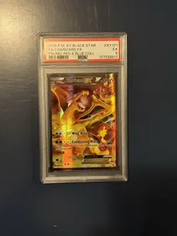 Pokemon Charizard EX XY Black Star XY121 Full Art Promo Holo PSA 5 - Image 1
