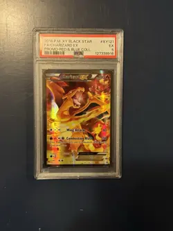 Pokemon Charizard EX XY Black Star Promo Full Art Holo XY121 PSA 5 2016 - Image 1